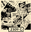 Postage Stamps Texture Square