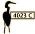 Distant heron