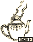 Steaming teapot
